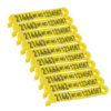 Product photo: Micro ear tags stripe yellow